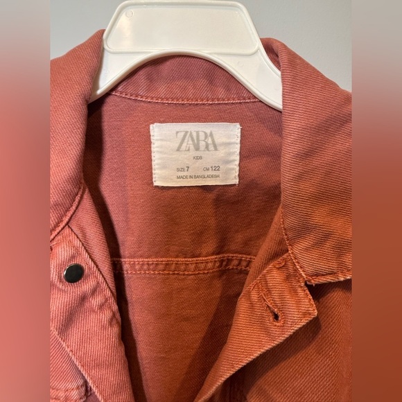 Zara kids denim unisex jacket size 7 - Picture 5 of 6